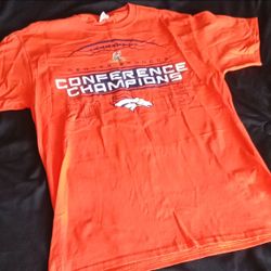 Size M mens Denver Broncos shirt -2015 conference Champions