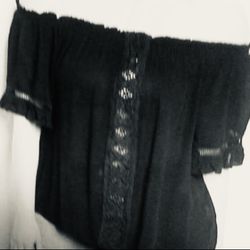 Plus Size Black Nice Blouse Sizes 1X 2XL New With Tags