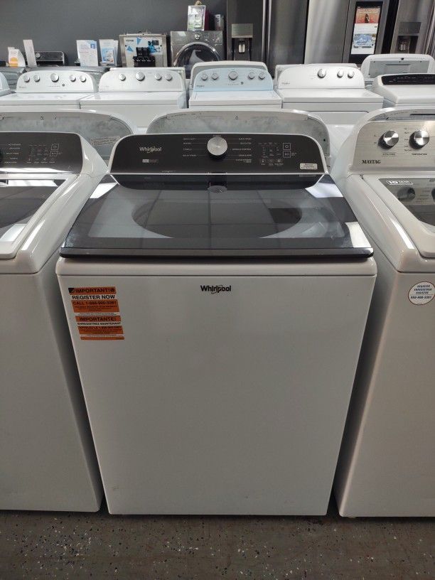 WHIRLPOOL WASHER 5.2. 2 IN 1 REMOVABLE AGITATOR SEE THROUGH