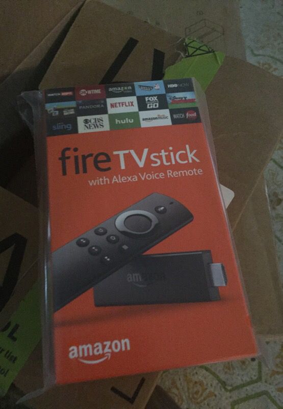 Amazon fire stick with voice new in box never used