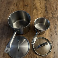 Stainless Steel Saucepan Set-2QT Sur La Table / NFS Update SSP-4 4.5 QT
