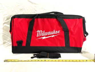 Brand new Milwaukee, seven tool capacity tool bag with shoulder strap