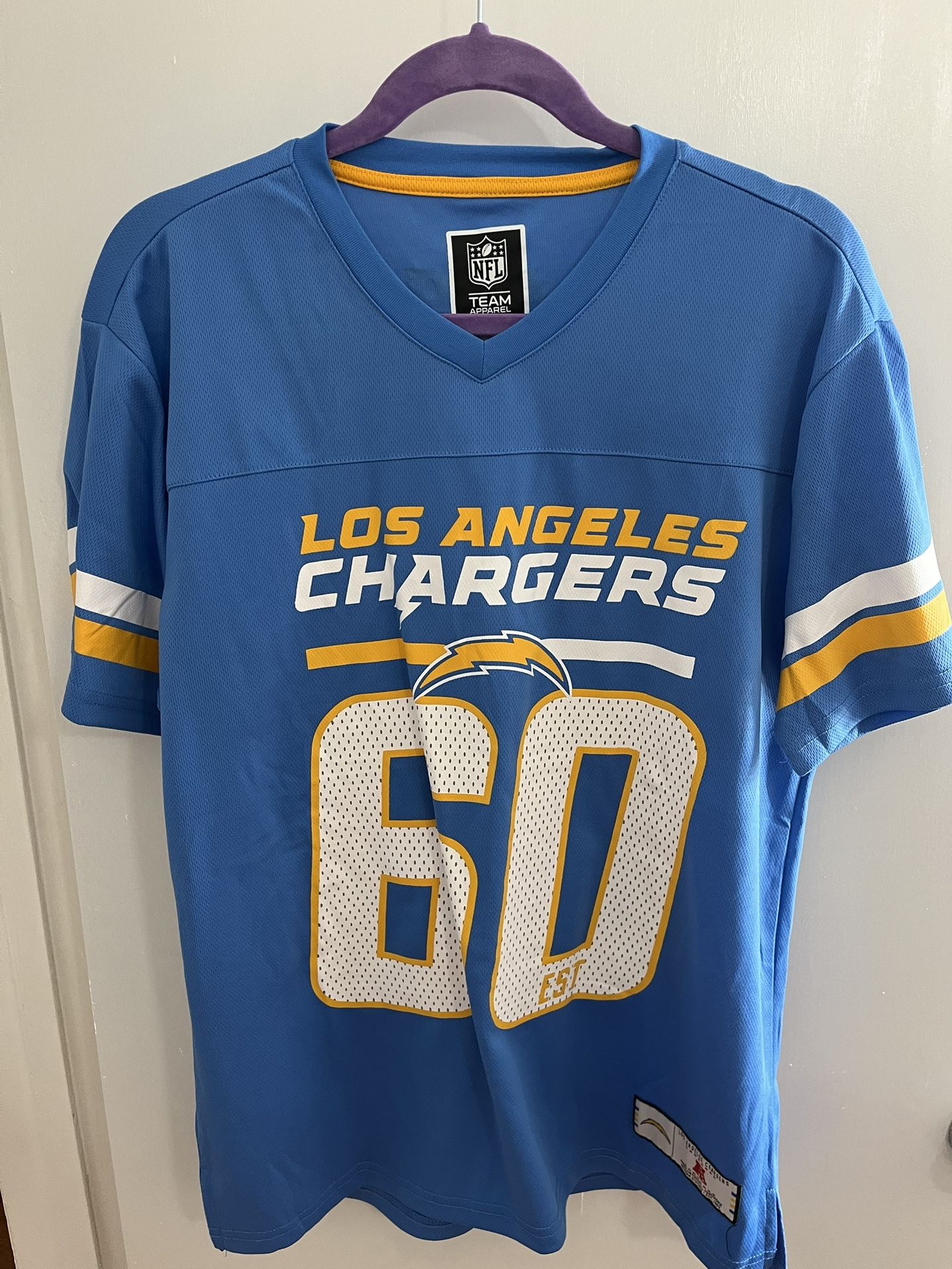 Chargers Jersey - Adult Size Medium 