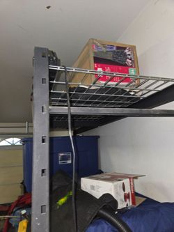 Storage  shelves