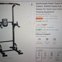 Pull Up Bar And Dip Station.