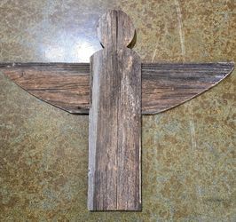 Cedar wood angel