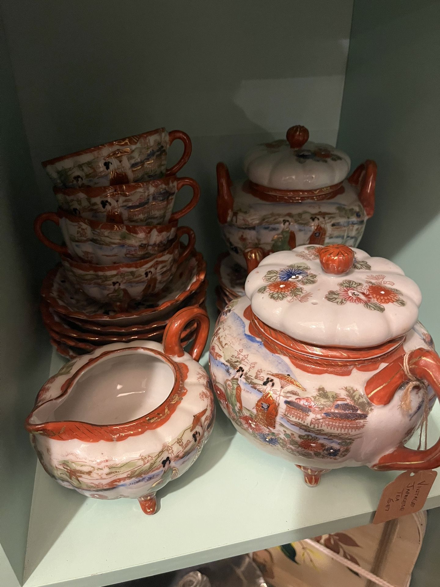 Vintage Japanese Tea Set