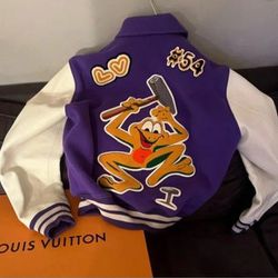 Louis Vuitton  Varsity Jacket Purple M