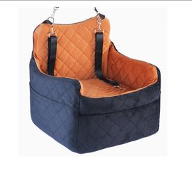 Pet Car Booster Seat with Safety Straps