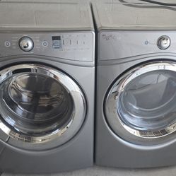 Set Whirlpool Duet Steam Washer And Dryer Electric Steam