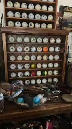 Golf Balls And Holders
