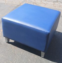 Leather Ottoman