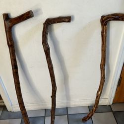 Hand Carved Canes From Suwannee river! 