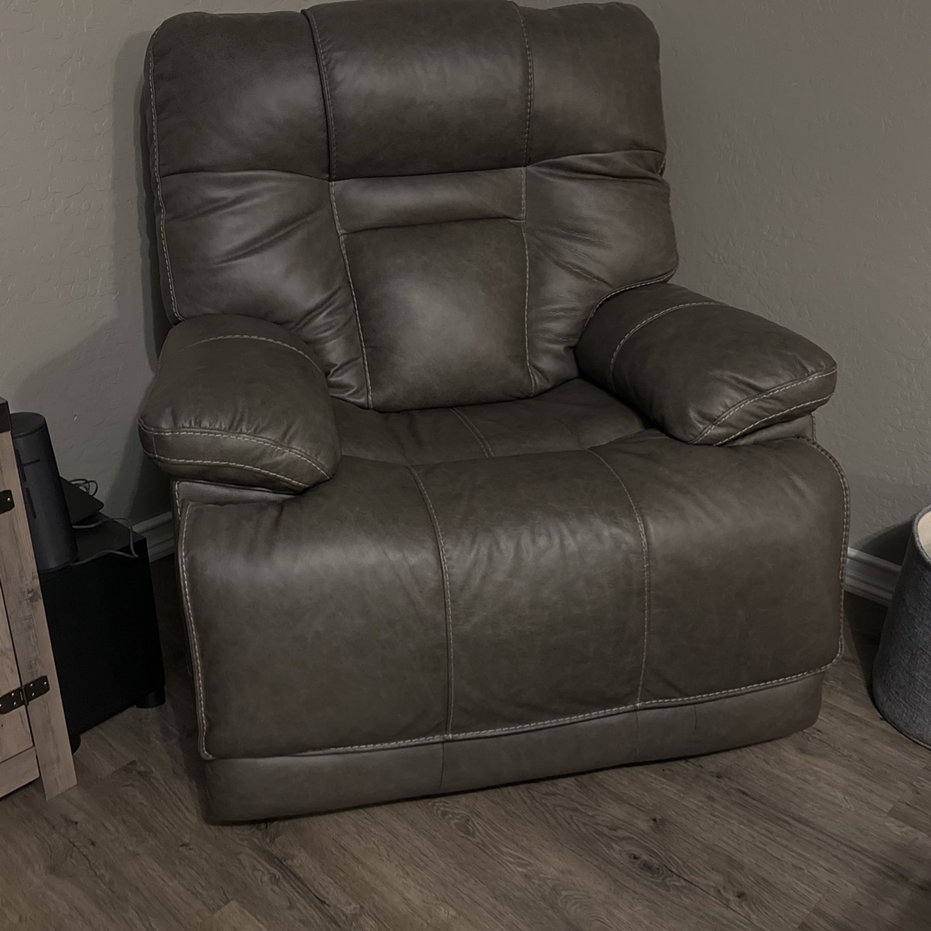 Leather Power Recliner