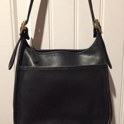 Authentic Black Leather Coach Pocketbook $55