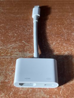 Apple - Lightning Digital A/V Adapter - White