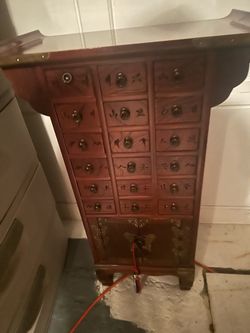 Antique cabinet for small things
