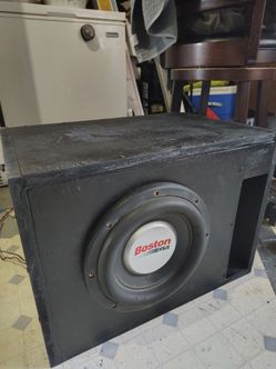 Boston acoustics G5 10 subwoofer with mdf box