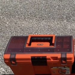 Black & Decker Workmate Series Tool Box 16" X 8 1/2"  X 8 1/4" with Inner Tray NEW