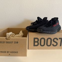 Yeezy Boost 350 Black Red V2 Men’s 5.5