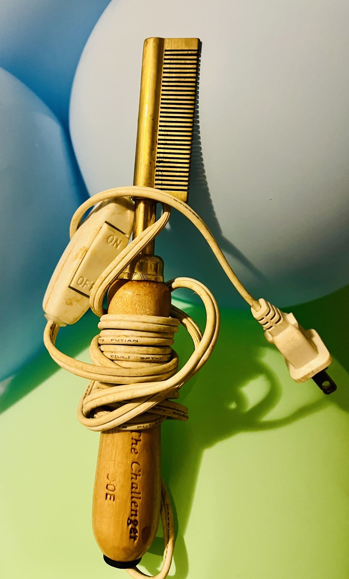 Pressing Comb with On/ Off Switch 