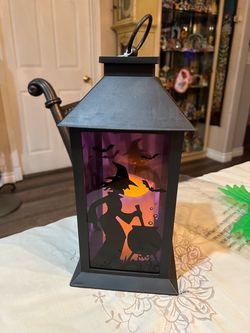 Halloween Light up witch lantern