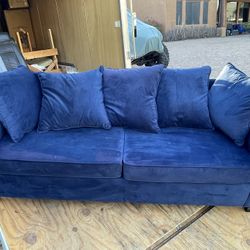 Suede Couch