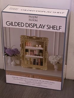 Gilded display shelf