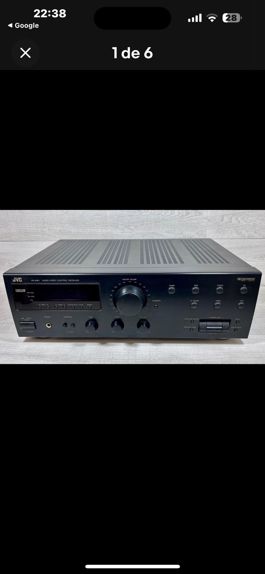 Stereo Receiver And Speakers JVC 