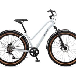 Schwinn Vega CE Low Step 27.5 In Wheels White 8 Speed Twist Shifter