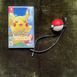 Let’s Go Pikachu And Pokeball Plus Controller (Used, Fair Condition)