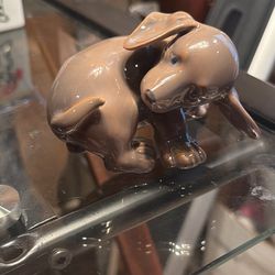 Royal Copenhagen porcelain Dachshund