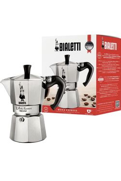 Bialetti Moka Express 6-Cup Stovetop Espresso Maker – Made in Italy (New in Box)