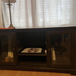 $30 Dark Brown Media Console