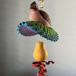 Vintage Dept. 56 12 Days of Christmas Partridge in a Pear Tree Ornament