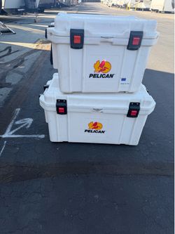 2 pelican ice chest