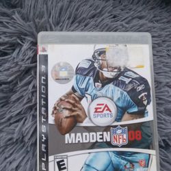 PS3  MADDEN NFL 08