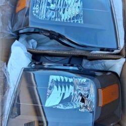 07-14 Ford Expedition Headlights Luces Micas Calaveras Faros Faroles Focos Headlamps 