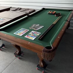 8ft Brunswick Professional Pool Table!!! Free Delivery & Leveling Included 