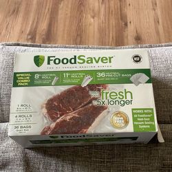 Foodsaver Special value combo pack  5 Heat-Seal Rolls NEW