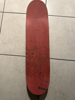 Skate Board With Bob Ross Deck