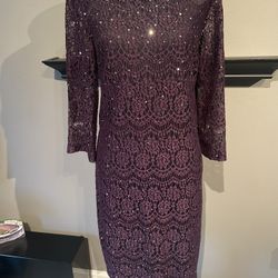 Purple Sequin Dress