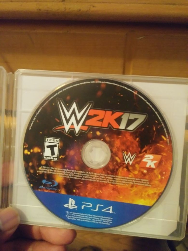 Wrestling 2k17 ps4