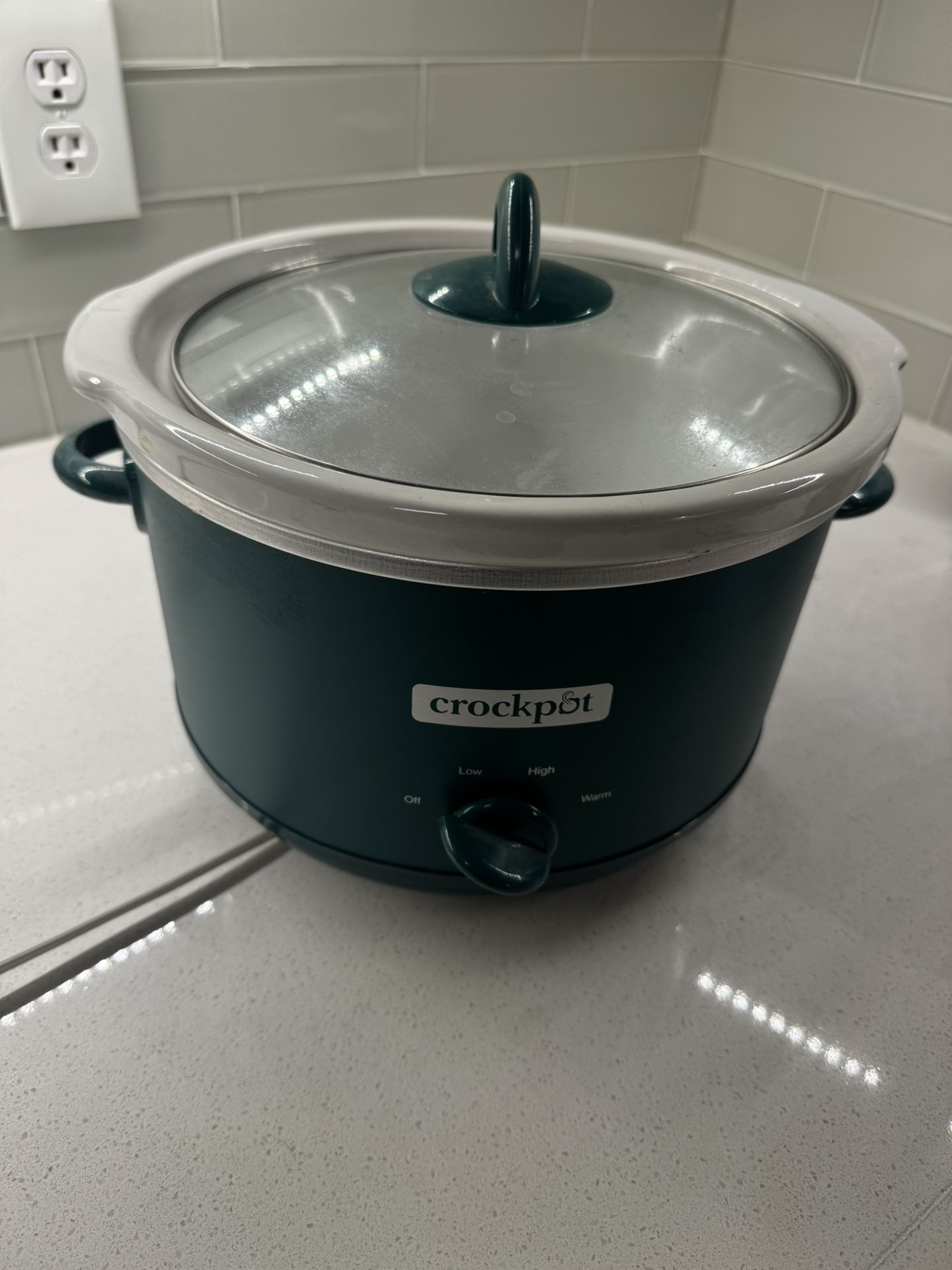 4.5qt Crock pot- Green