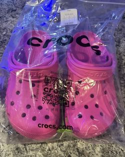 Pink Crocs, Brand New 
