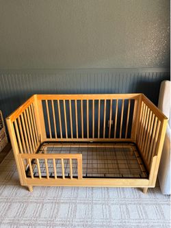 Babyletto Lolly Natural Wood 3-in-1 Convertible Crib