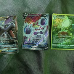 All Three Pokemon Cards 