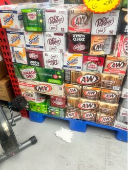 12 pack canned sodas