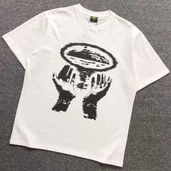 Corteiz Vortex Hands White Tee