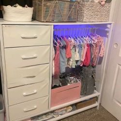 Baby Dresser With LED  Light. 